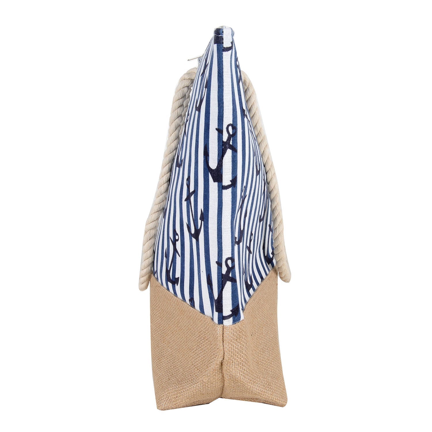 Anchor Printed Canvas Summer Tote Beach Bag - 22 Inch x 15 Inch - Women Swim Pool Bag Large Tote BBCrafts.com