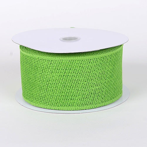 Apple - Burlap Ribbon - ( W: 1 - 1/2 Inch | L: 10 Yards ) BBCrafts.com