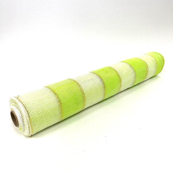 Apple Green - Christmas Mesh Wraps - ( 21 Inch x 10 Yards ) BBCrafts.com