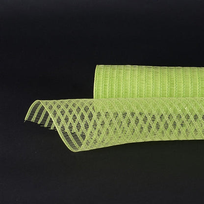 Apple Green - Deco Mesh Laser Eyelash - (21 Inch x 10 Yards) BBCrafts.com
