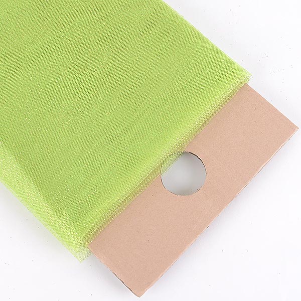 Apple Green - Premium Glitter Tulle Fabric ( 54 Inch | 10 Yards ) BBCrafts.com