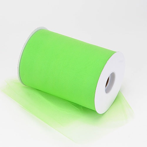 Apple Green - Premium Tulle 100 Yards ( W: 6 Inch | L: 100 Yards ) BBCrafts.com