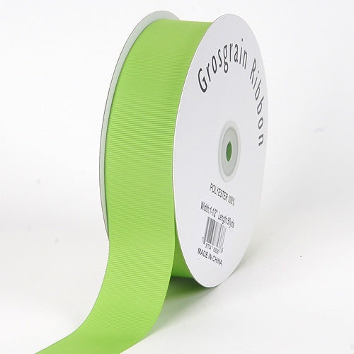 Apple - Grosgrain Ribbon Solid Color - ( W: 1 - 1/2 Inch | L: 50 Yards ) BBCrafts.com