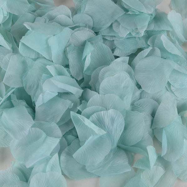 Aqua Blue - Silk Flower Petal - ( 400 Petals ) BBCrafts.com