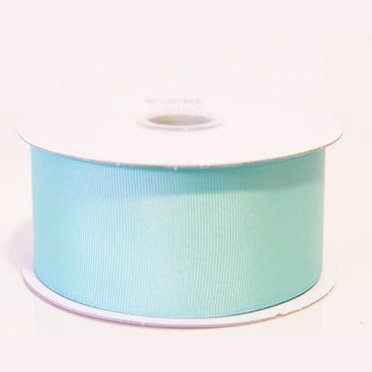 Aqua - Grosgrain Ribbon Solid Color 25 Yards - ( W: 1 - 1/2 Inch | L: 25 Yards ) BBCrafts.com