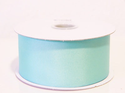Aqua - Grosgrain Ribbon Solid Color 25 Yards - ( W: 5/8 Inch | L: 25 Yards ) BBCrafts.com