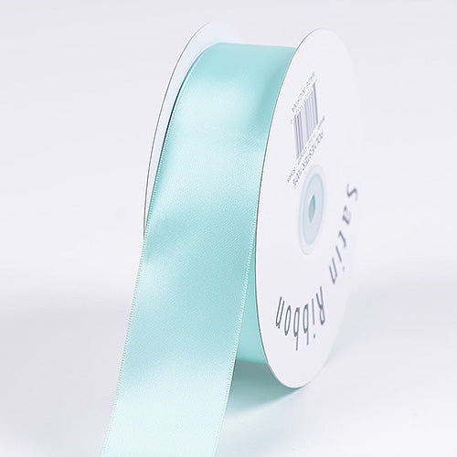 Satin Ribbon Single Face Aqua Blue ( 5/8 inch | 100 Yards ...