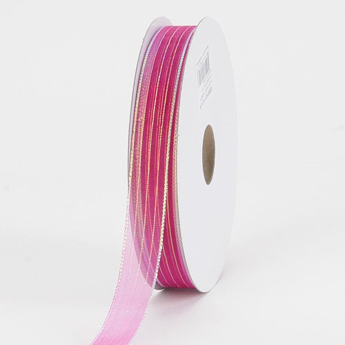 Quhora 5/8 x 100 Yards Satin Ribbon - Rose Gold Silk Ribbon with