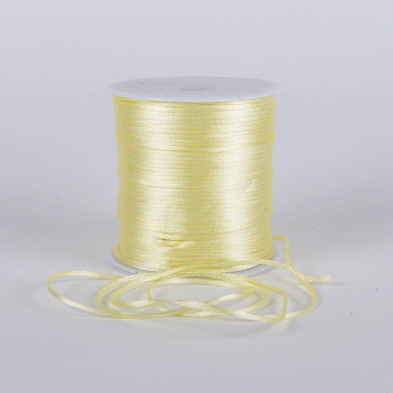 Baby Maize - 2mm Satin Rat Tail Cord - ( 2mm x 250 Yards ) BBCrafts.com