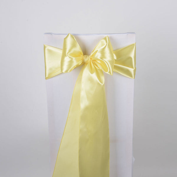 Baby Maize - Satin Chair Sash - ( Pack of 10 Piece - 6 inches x 106 inches ) BBCrafts.com