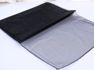 Black - Organza Table Runners - ( 14 Inch x 108 Inches ) BBCrafts.com