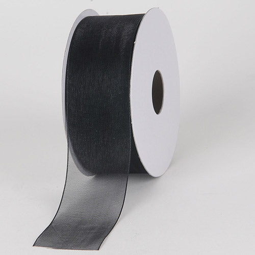 Wholesale CRASPIRE Sheer Organza Ribbon Grey 40mm x 10m Chiffon