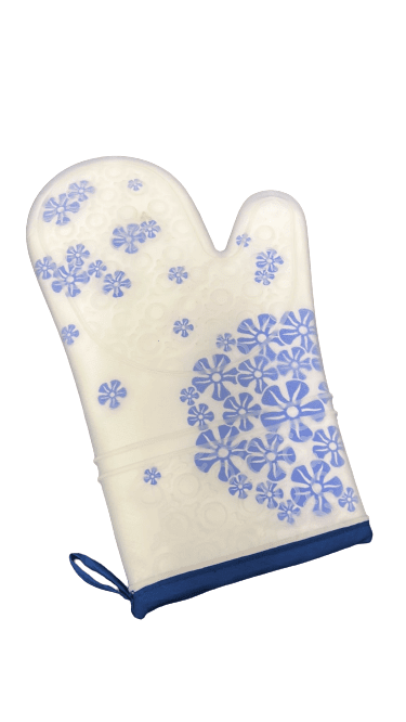 1pc Transparent Silicone Oven Mitts, Whale Kitchen Oven Gloves