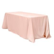 Blush - 60 x 126 Rectangle Polyester Tablecloths - ( 60 Inch x 126 Inch ) BBCrafts.com