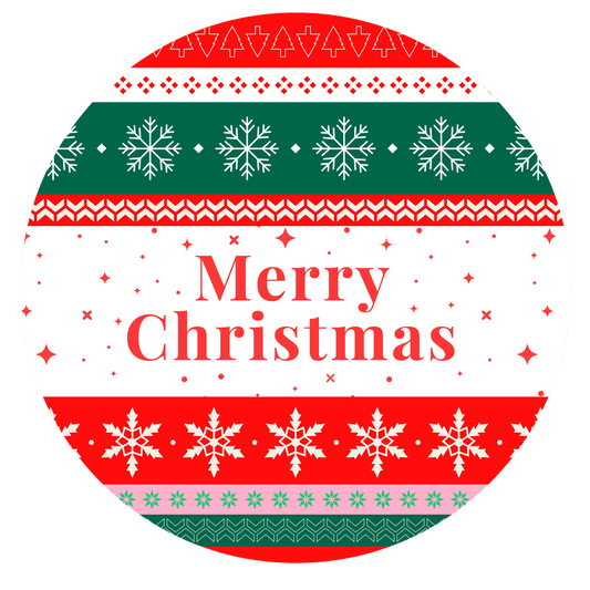 Christmas Merry Christmas Metal / Vinyl Sign - Made in USA