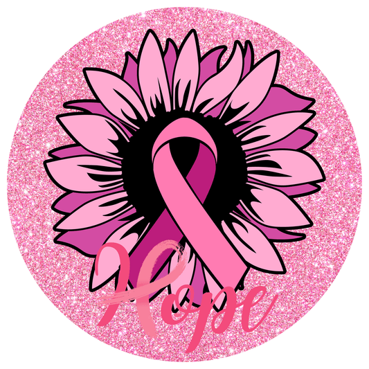Cancer Awareness Hope Metal / Vinyl Sign - Made in USA