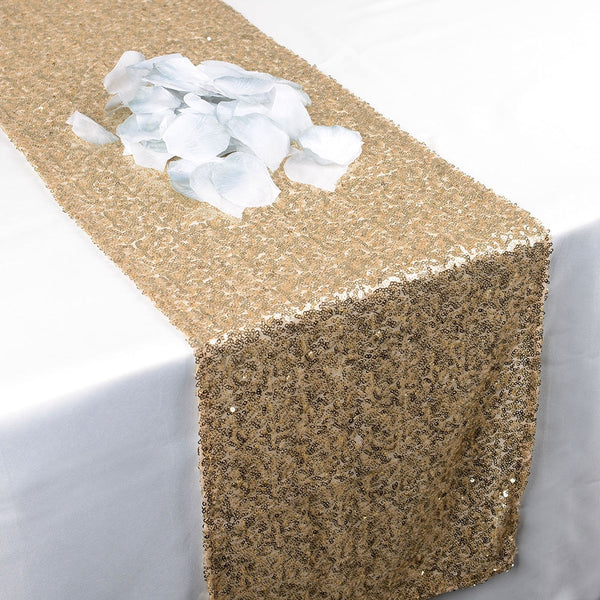 Champagne Duchess Sequin Table Runner - Pack of 2 pieces BBCrafts.com