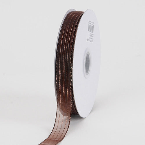 Chocolate - Corsage Ribbon - ( 5/8 Inch | 50 Yards ) BBCrafts.com
