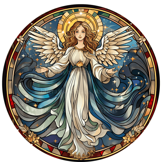 Christmas Angel Metal / Vinyl Sign - Made in USA