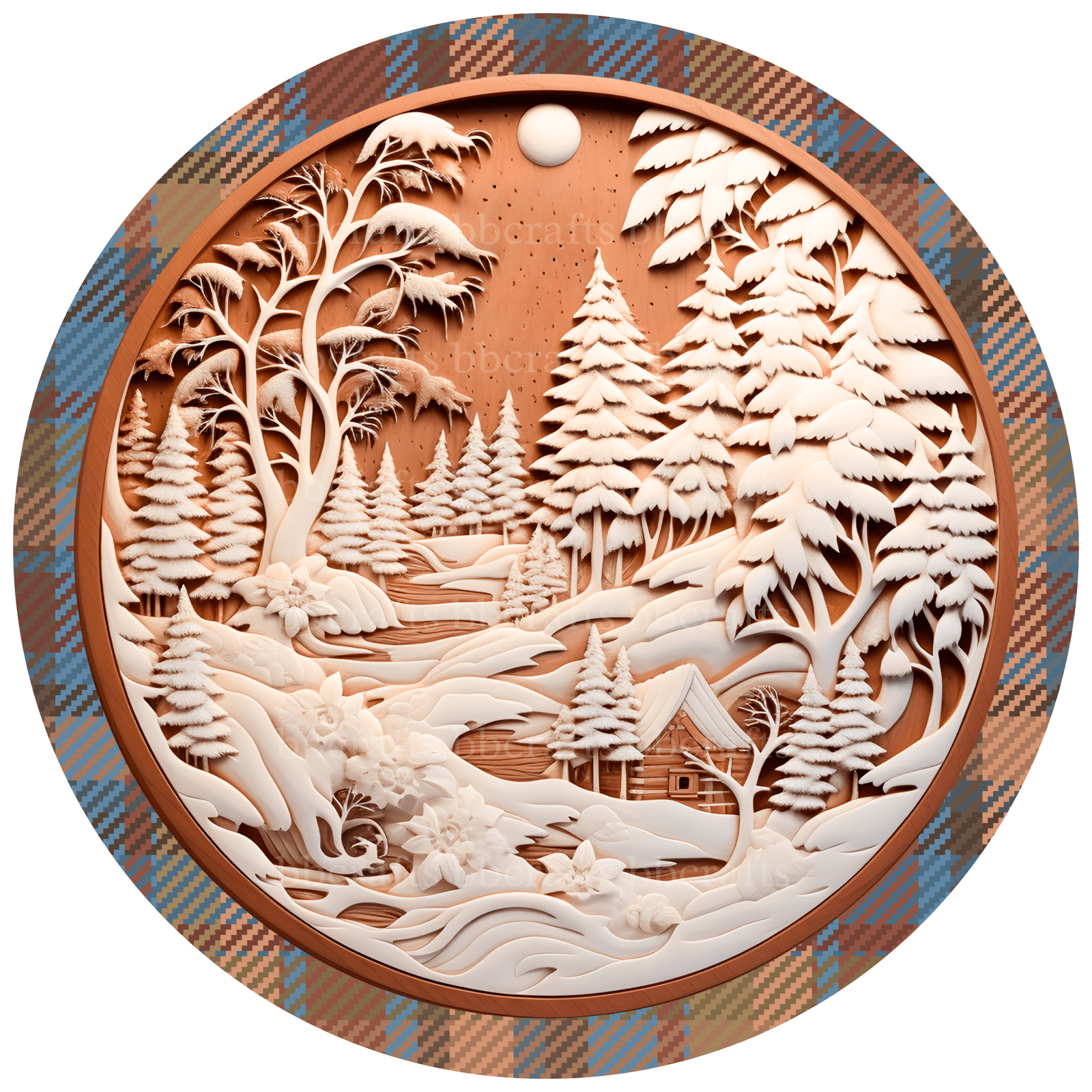 Christmas Snowland Metal / Vinyl Sign - Made in USA