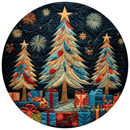 Christmas Christmas Tree Metal / Vinyl Sign - Made in USA