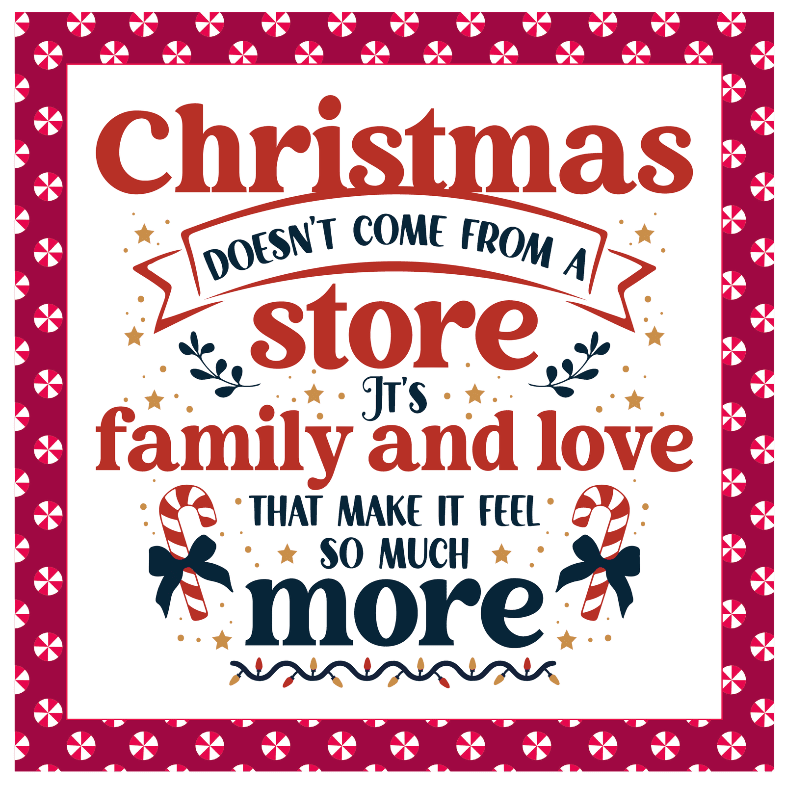 Christmas Christmas Quote Metal Sign - Made in USA