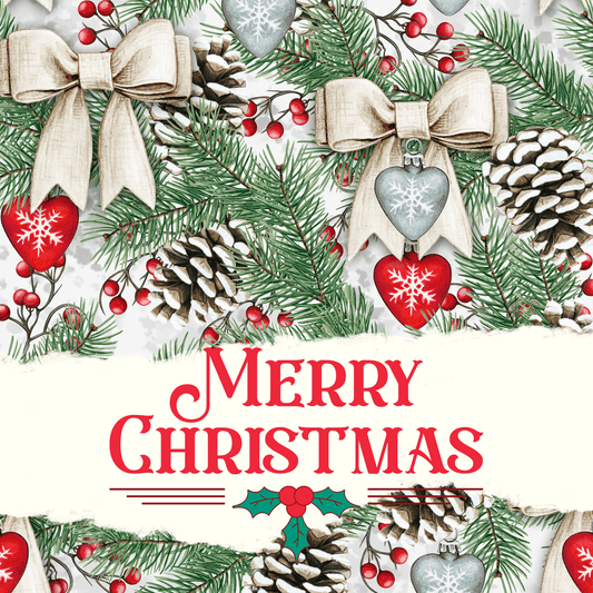 Christmas Merry Christmas Metal Sign - Made in USA