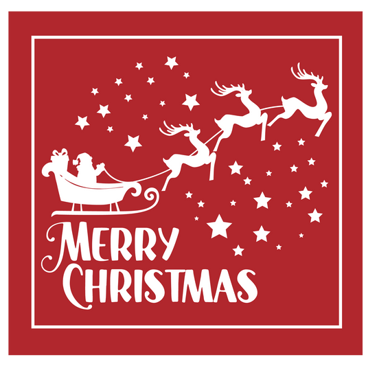 Christmas Merry Christmas Metal Sign - Made in USA