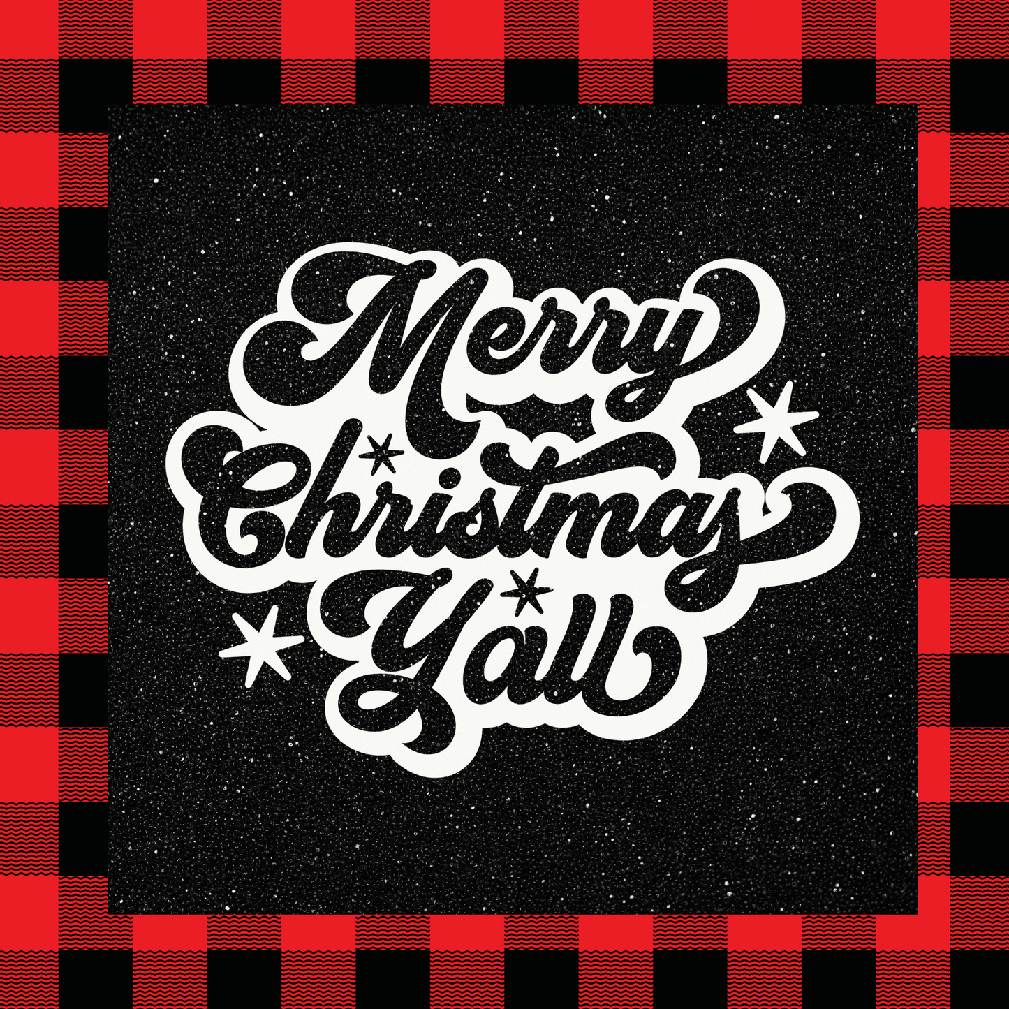 Christmas Merry Christmas Y'All Metal Sign - Made in USA