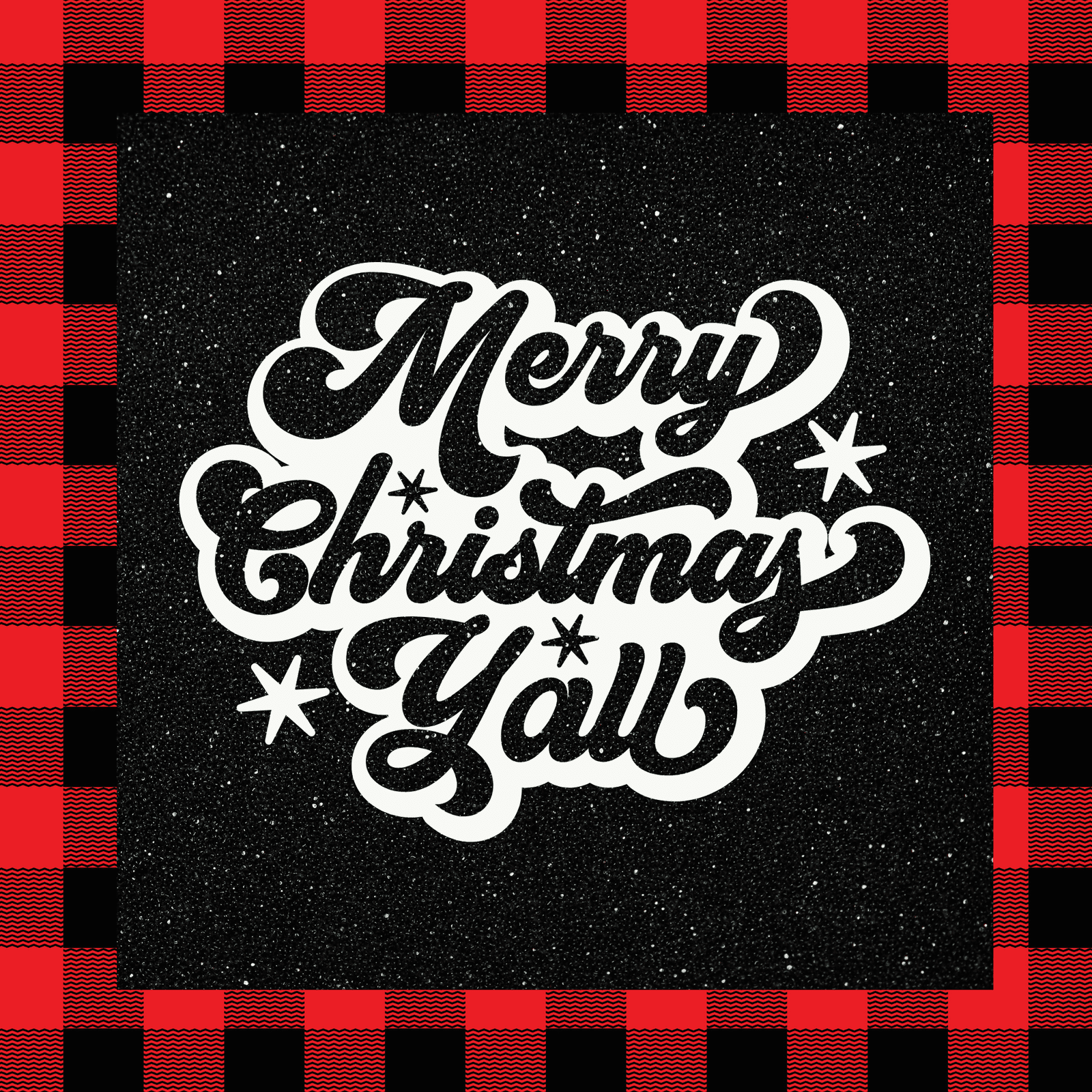 Christmas Merry Christmas Y'All Metal Sign - Made in USA