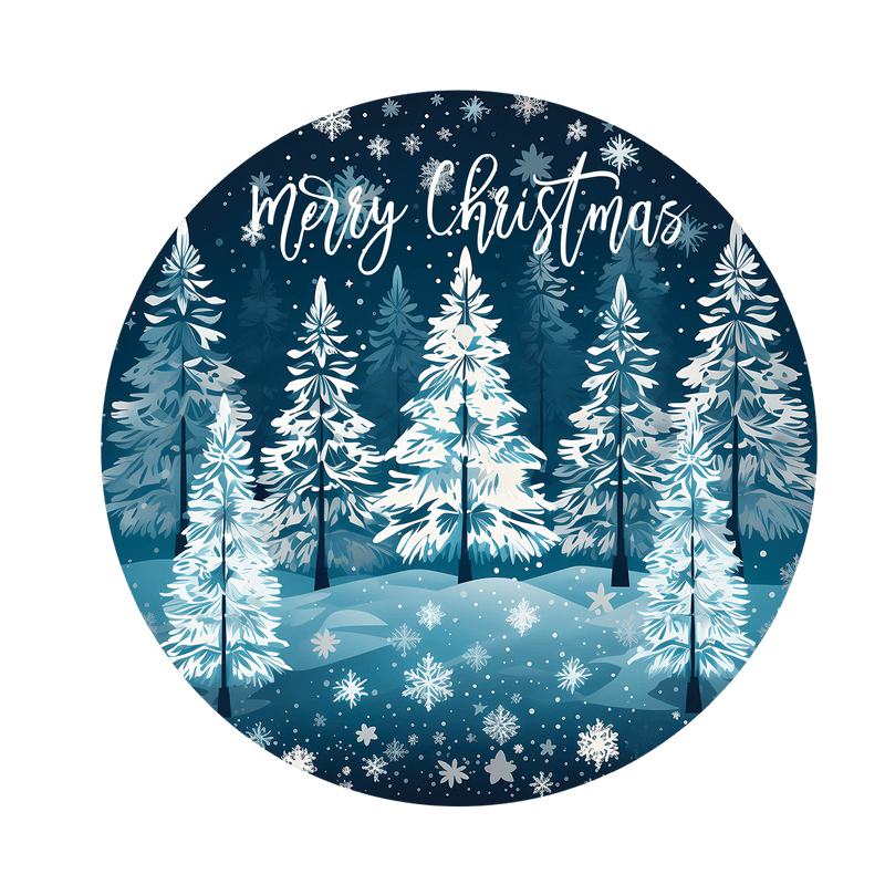 Christmas Metal Sign: MERRY XMAS - Made In USA - BBCrafts.com