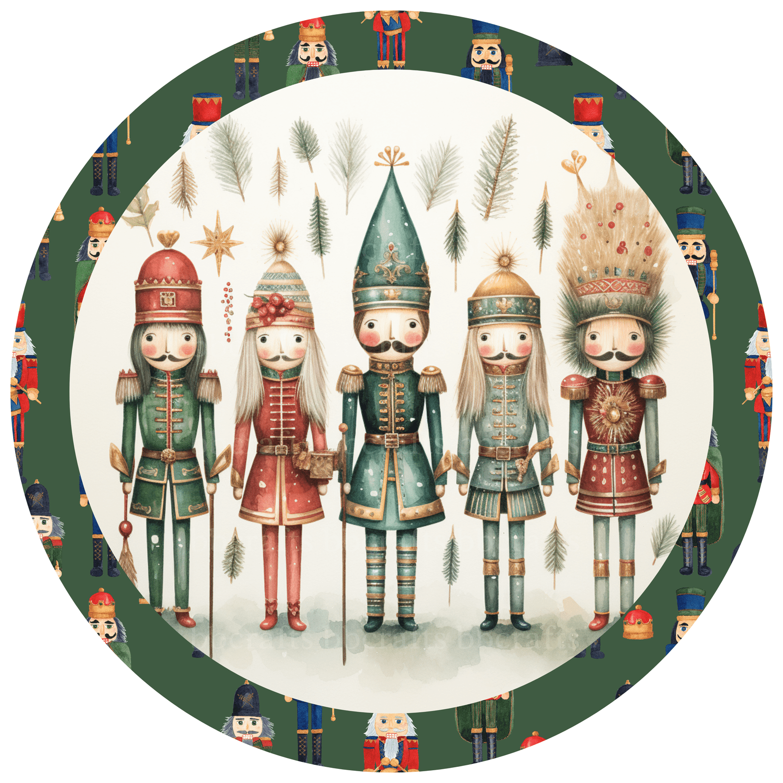 Christmas Nutcracker Metal / Vinyl Sign - Made in USA