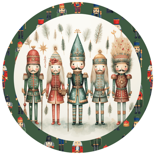 Christmas Nutcracker Metal / Vinyl Sign - Made in USA