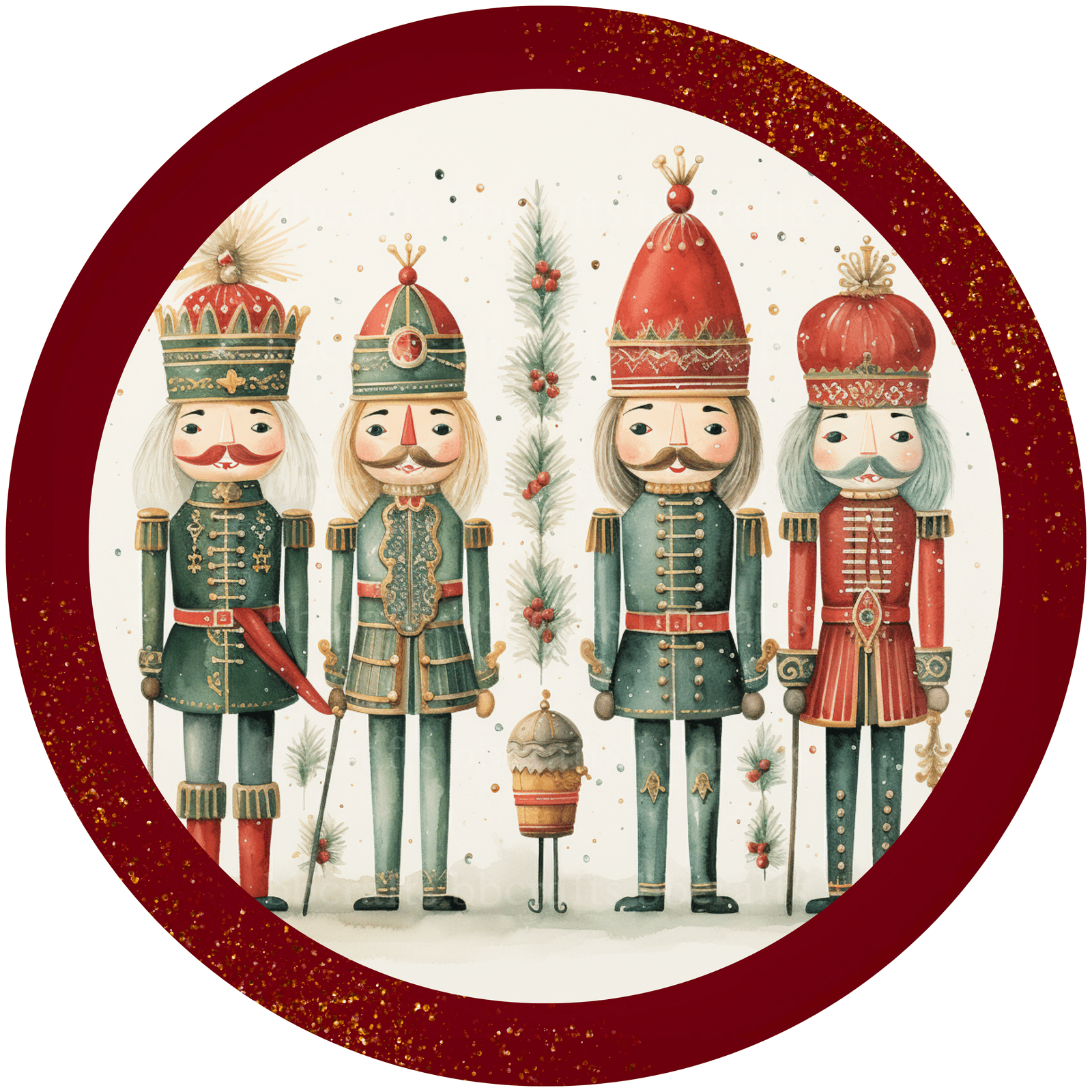 Christmas Nutcracker Metal / Vinyl Sign - Made in USA