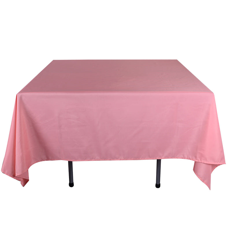 Coral - 70 x 70 Square Tablecloths - ( 70 Inch x 70 Inch ) BBCrafts.com