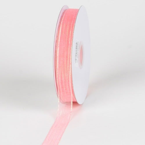Coral - Corsage Ribbon - ( 5/8 Inch | 50 Yards ) BBCrafts.com