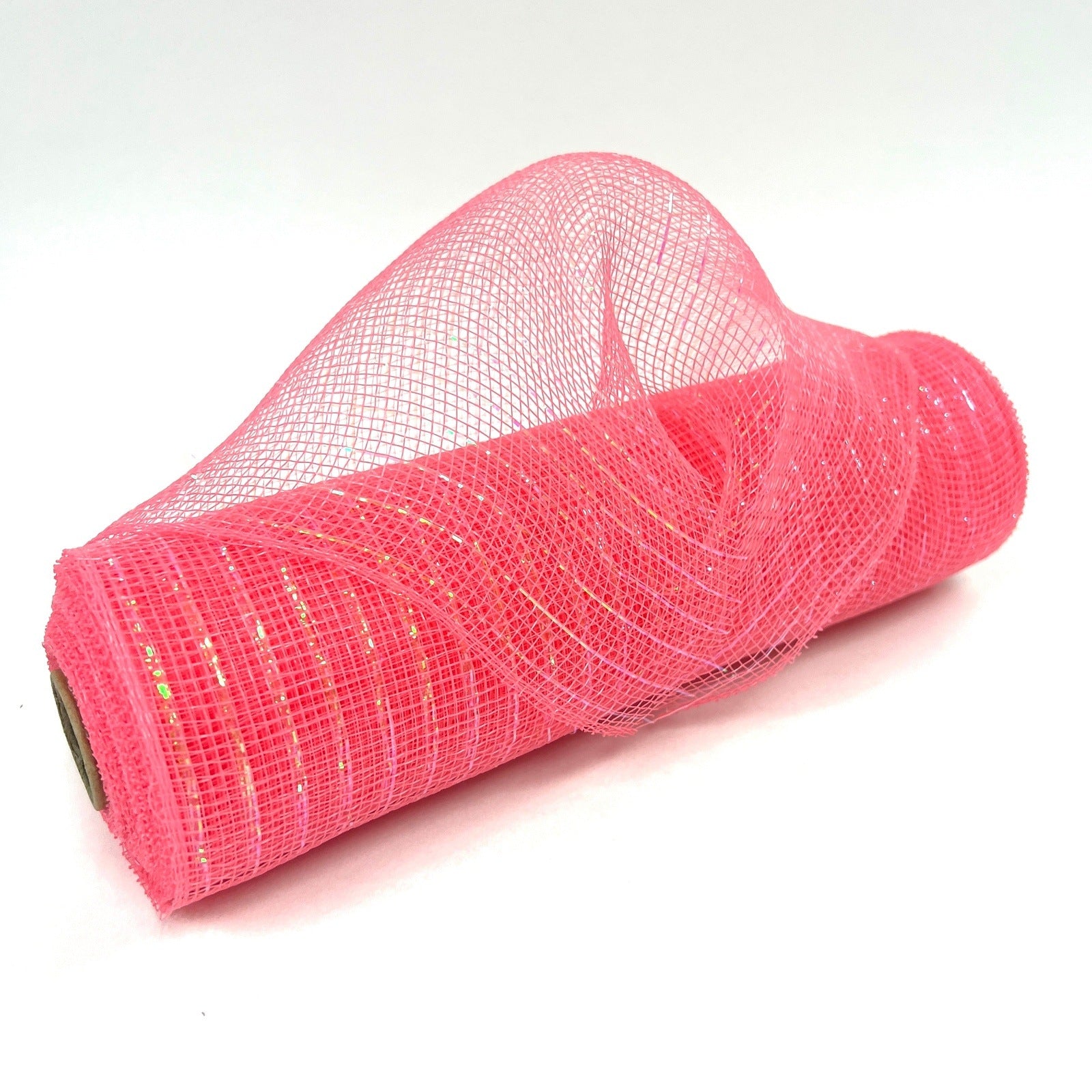 Deco Mesh Wraps Coral Line Deco Mesh Wrap Metallic Stripes – BBCrafts.com