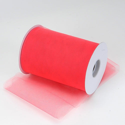 Coral - Premium Tulle 100 Yards ( W: 6 Inch | L: 100 Yards ) BBCrafts.com