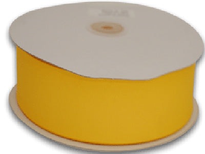 Daffodil - Grosgrain Ribbon Solid Color 25 Yards - ( 1 - 1/2 Inch | 25 Yards ) BBCrafts.com