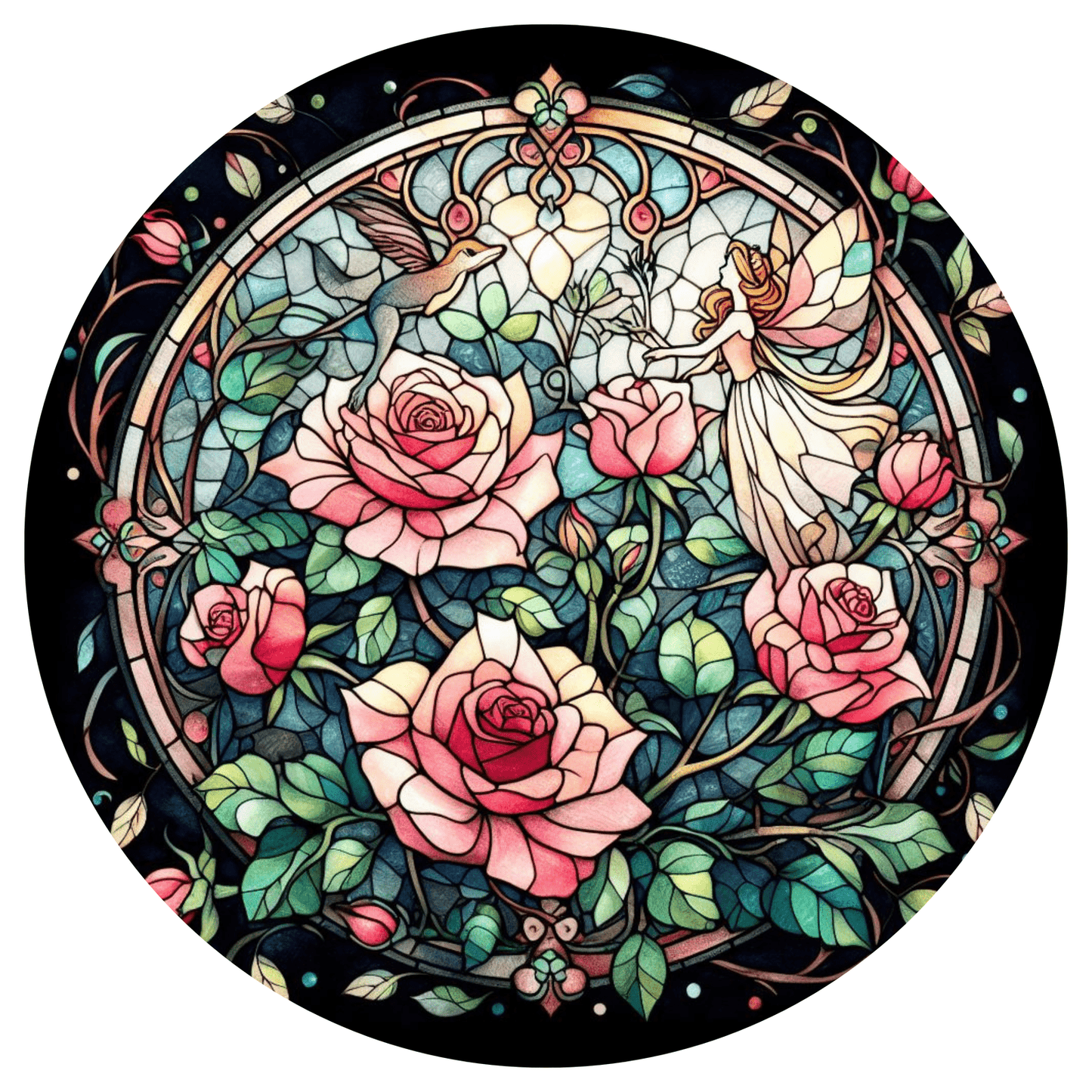 Rose Flower Metal / Vinyl Sign - Made in USA