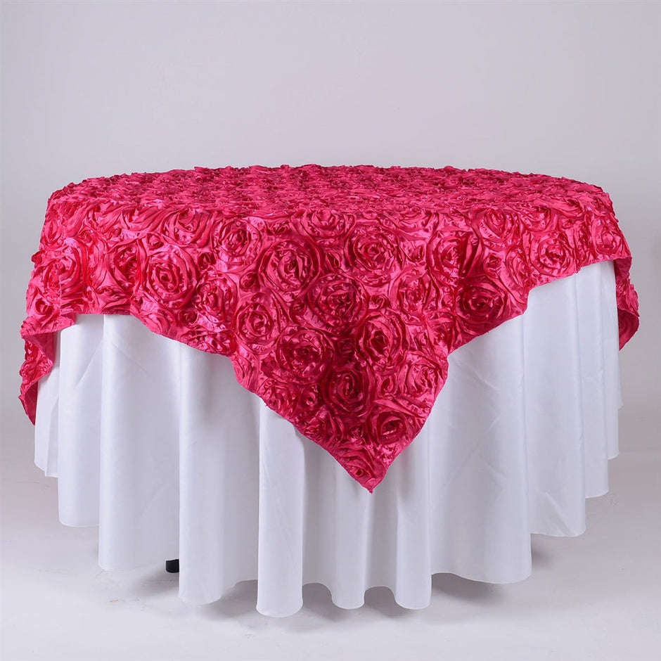 Square Satin Table Overlays Weddings – BBCrafts.com