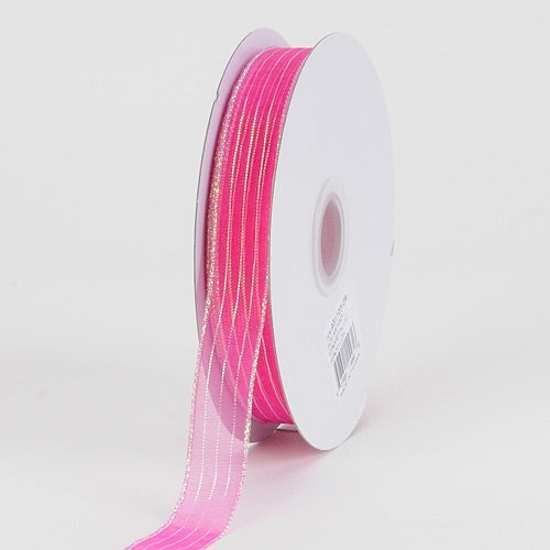 Fuchsia - Corsage Ribbon - ( 5/8 Inch | 50 Yards ) BBCrafts.com