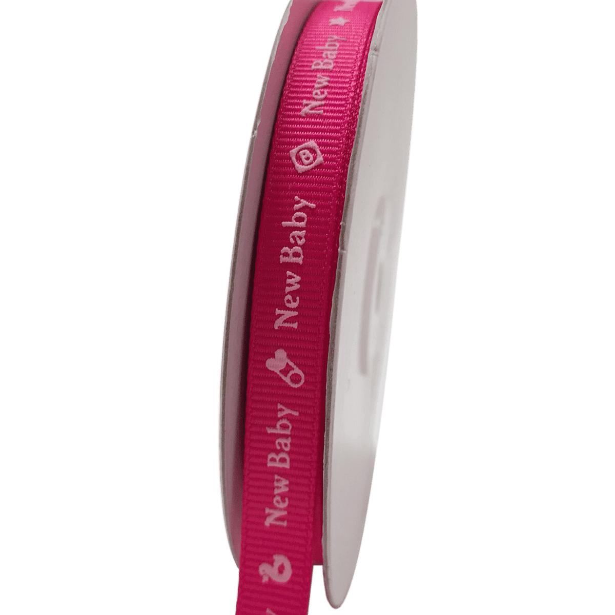 Newborn Ribbon Fuchsia - New Baby - Grosgrain Ribbon Design – BBCrafts.com