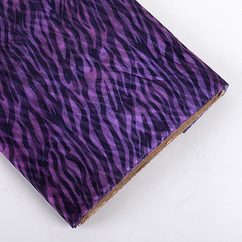 Fuchsia - Organza Fabric Animal Printed - ( W: 58 Inch | L: 10 Yards ) BBCrafts.com
