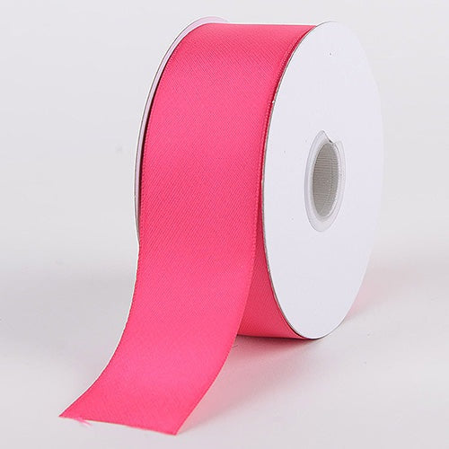 Ribbon Bazaar Wired Double Faced Satin - Hot Pink 1-1/2 25yd