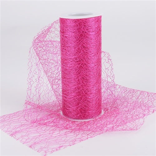 Fuchsia - Sisal Mesh Wrap Rolls - ( 18 x 10 Yards ) BBCrafts.com