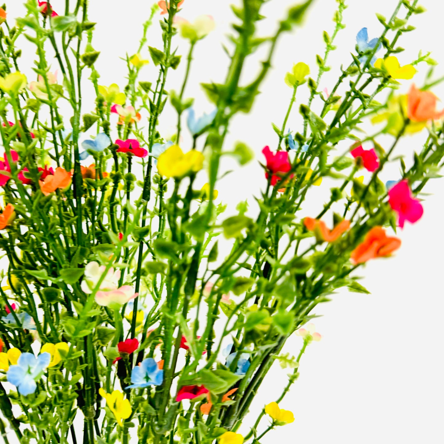 21 Inch Plastic Flowering Bush - Multi