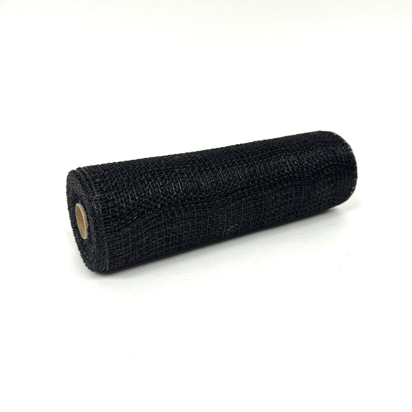 Black Fabric Deco Mesh - 10 Inch x 10 Yards