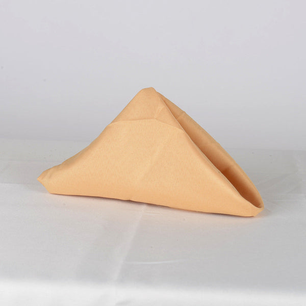 Gold - 17 x 17 Polyester Napkins - ( 17 x 17 - 5 Pieces | 5 Napkins ) BBCrafts.com