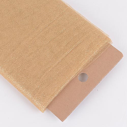 Gold - Premium Glitter Tulle Fabric ( 54 Inch | 10 Yards ) BBCrafts.com